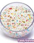 Micro Psychedelic White 1/4-Inch Jawbreakers: 2LB Bag