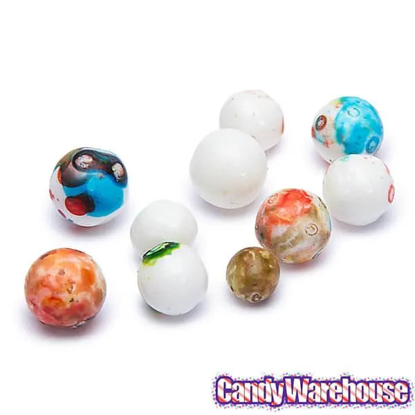 Micro Psychedelic White 1/4-Inch Jawbreakers: 2LB Bag