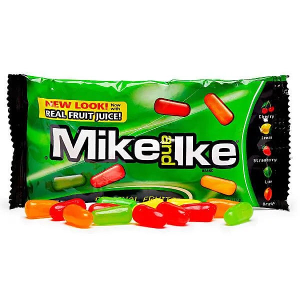 Mike and Ike Candy 1.8-Ounce Packs: 24-Piece Box