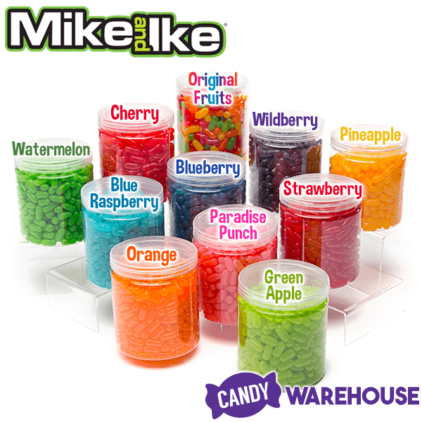 Mike and Ike Candy - Green Apple: 1.5LB Jar