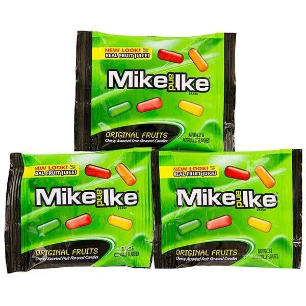 Mike and Ike Candy Snack Packs: 100-Piece Bag