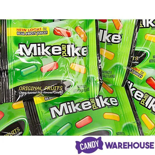 Mike and Ike Candy Snack Packs: 100-Piece Bag