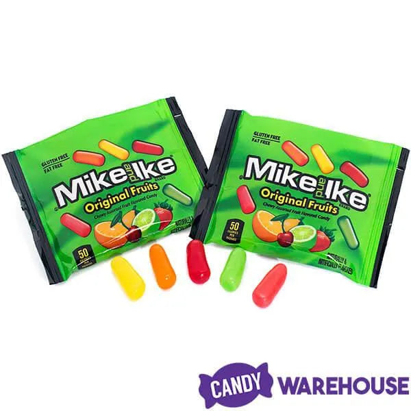 Mike and Ike Candy Snack Packs: 21-Piece Bag