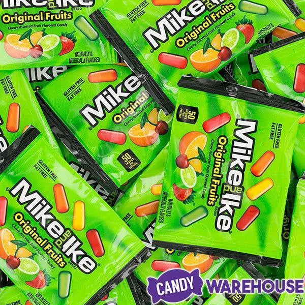 Mike and Ike Candy Snack Packs: 21-Piece Bag