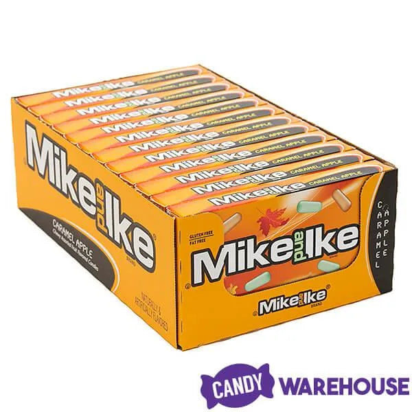 Mike and Ike Caramel Apple Candy 5-Ounce Packs: 12-Piece Box