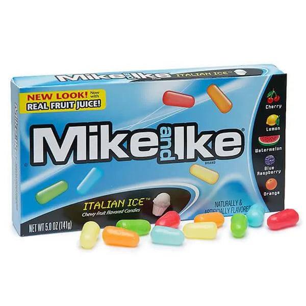 Mike and Ike Italian Ice Candy 5-Ounce Packs: 12-Piece Box