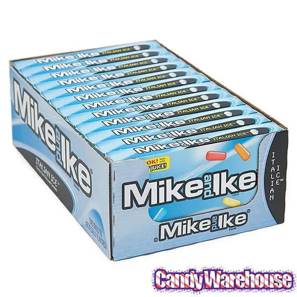 Mike and Ike Italian Ice Candy 5-Ounce Packs: 12-Piece Box