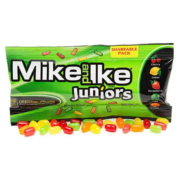 Mike and Ike Juniors Candy 3.5-Ounce Packs: 18-Piece Box