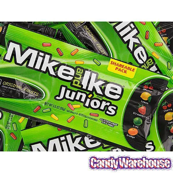 Mike and Ike Juniors Candy 3.5-Ounce Packs: 18-Piece Box