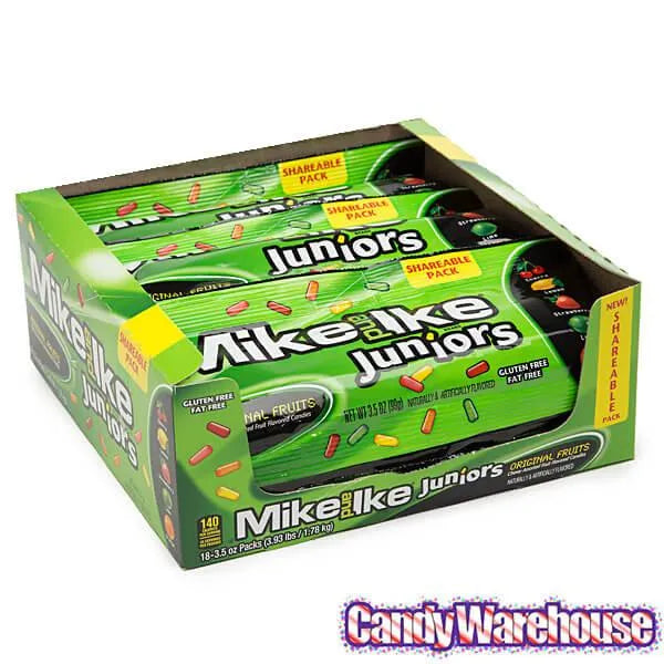 Mike and Ike Juniors Candy 3.5-Ounce Packs: 18-Piece Box