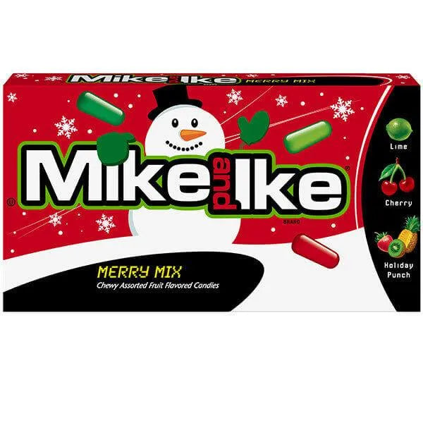 Mike and Ike Merry Mix Candy 5-Ounce Packs: 12-Piece Box