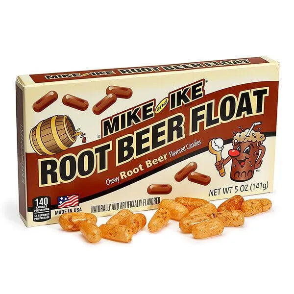 Mike and Ike Root Beer Float Candy 5-Ounce Packs: 12-Piece Box