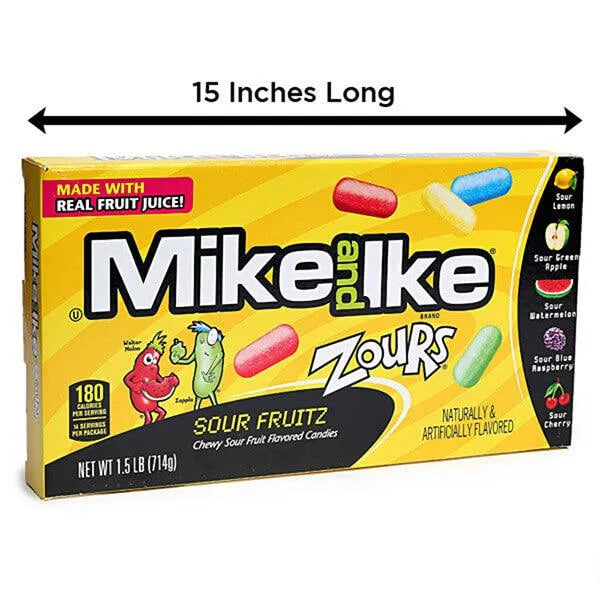 Mike and Ike Zours Candy 1.5LB Giant Party Pack