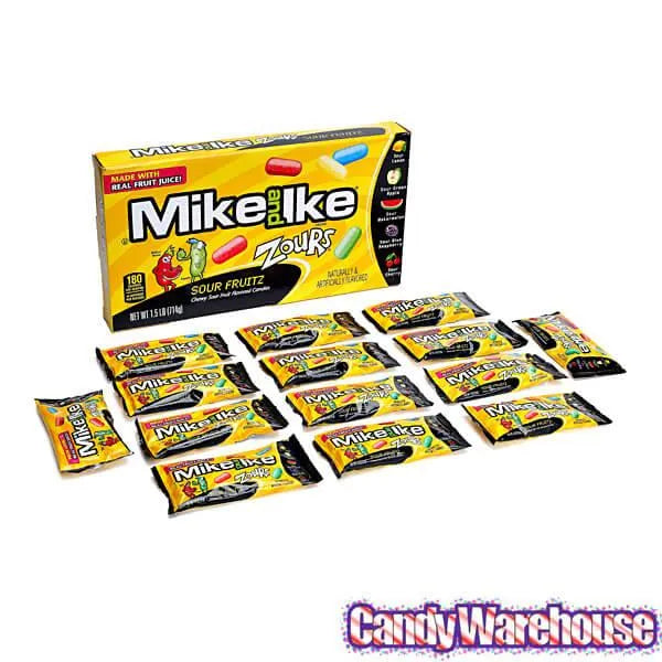 Mike and Ike Zours Candy 1.5LB Giant Party Pack