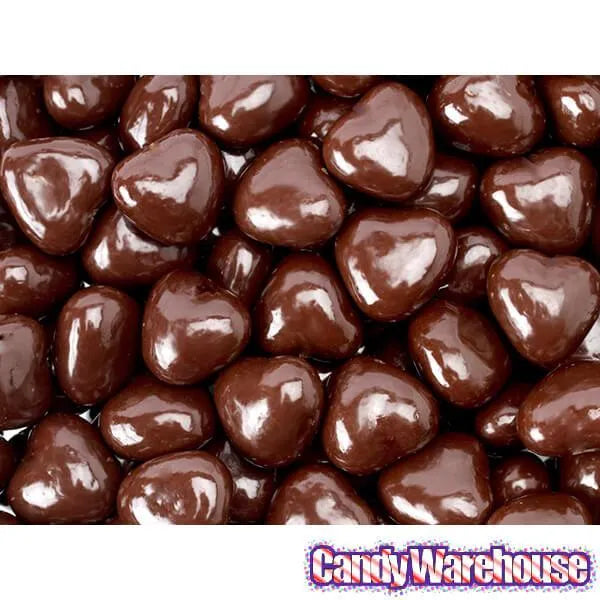 Milk Chocolate Covered Caramel Hearts Candy: 2LB Bag