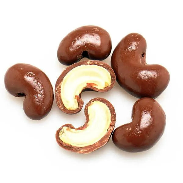 Milk Chocolate Covered Cashews Candy: 2LB Bag