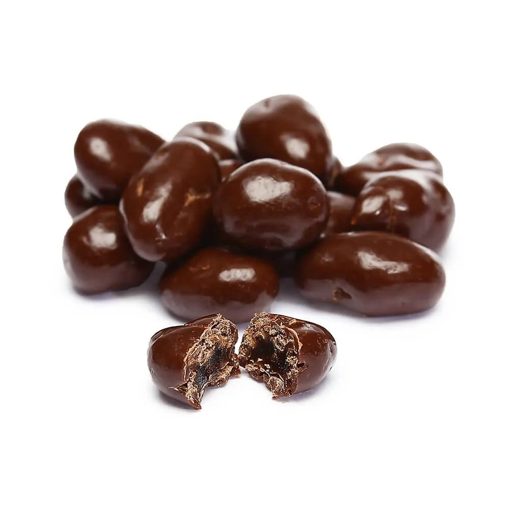 Milk Chocolate Covered Raisins: 10LB Bag