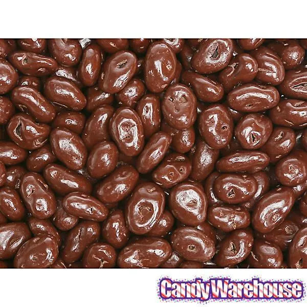 Milk Chocolate Covered Raisins: 10LB Bag