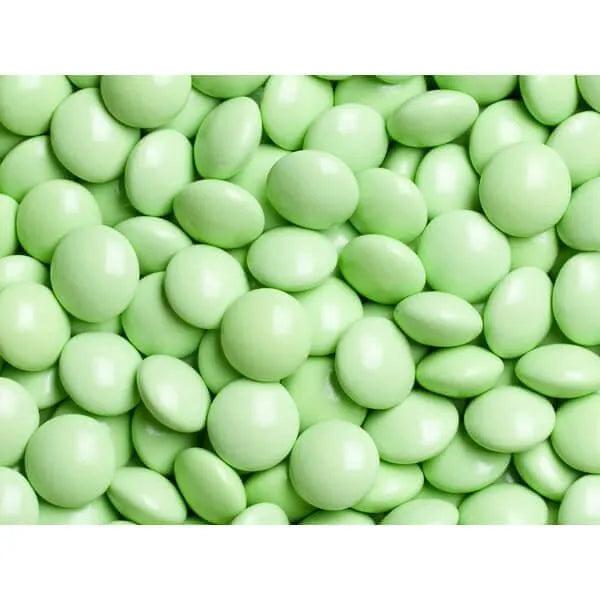 Milk Chocolate Gems - Pastel Green: 2LB Bag