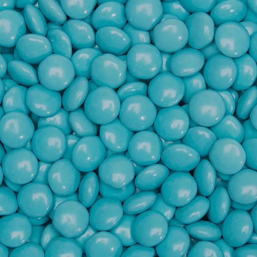 Milk Chocolate Gems - Powder Blue: 2LB Bag