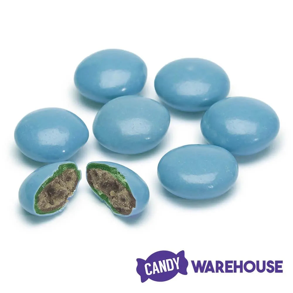 Milk Chocolate Gems - Powder Blue: 2LB Bag