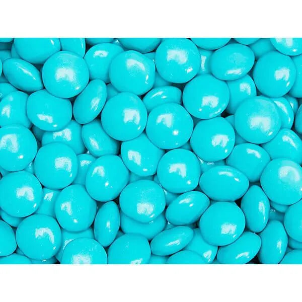 Milk Chocolate Gems - Teal: 2LB Bag