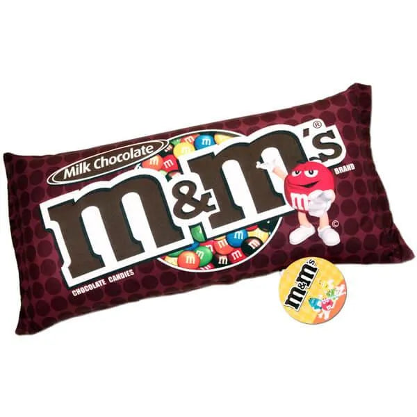 Milk Chocolate M&M's Squishy Candy Pillow