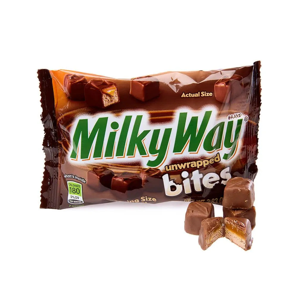 Milky Way Bites Candy Packs: 12-Piece Box