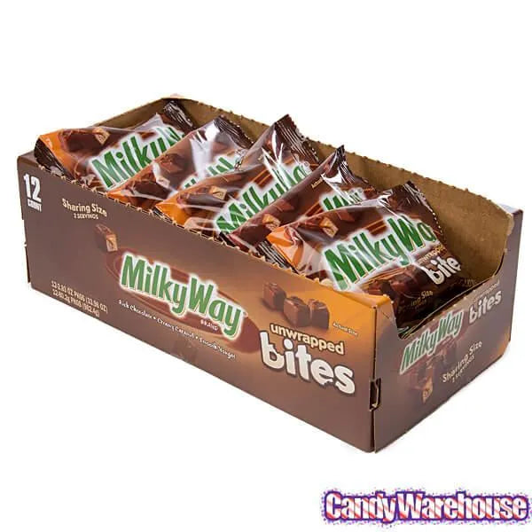 Milky Way Bites Candy Packs: 12-Piece Box