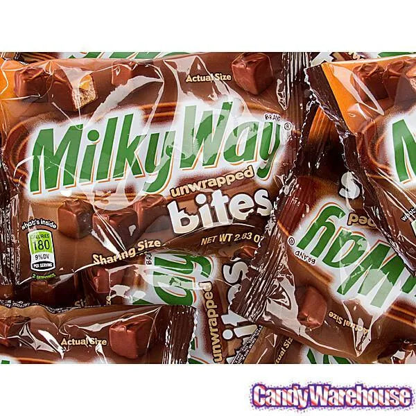 Milky Way Bites Candy Packs: 12-Piece Box