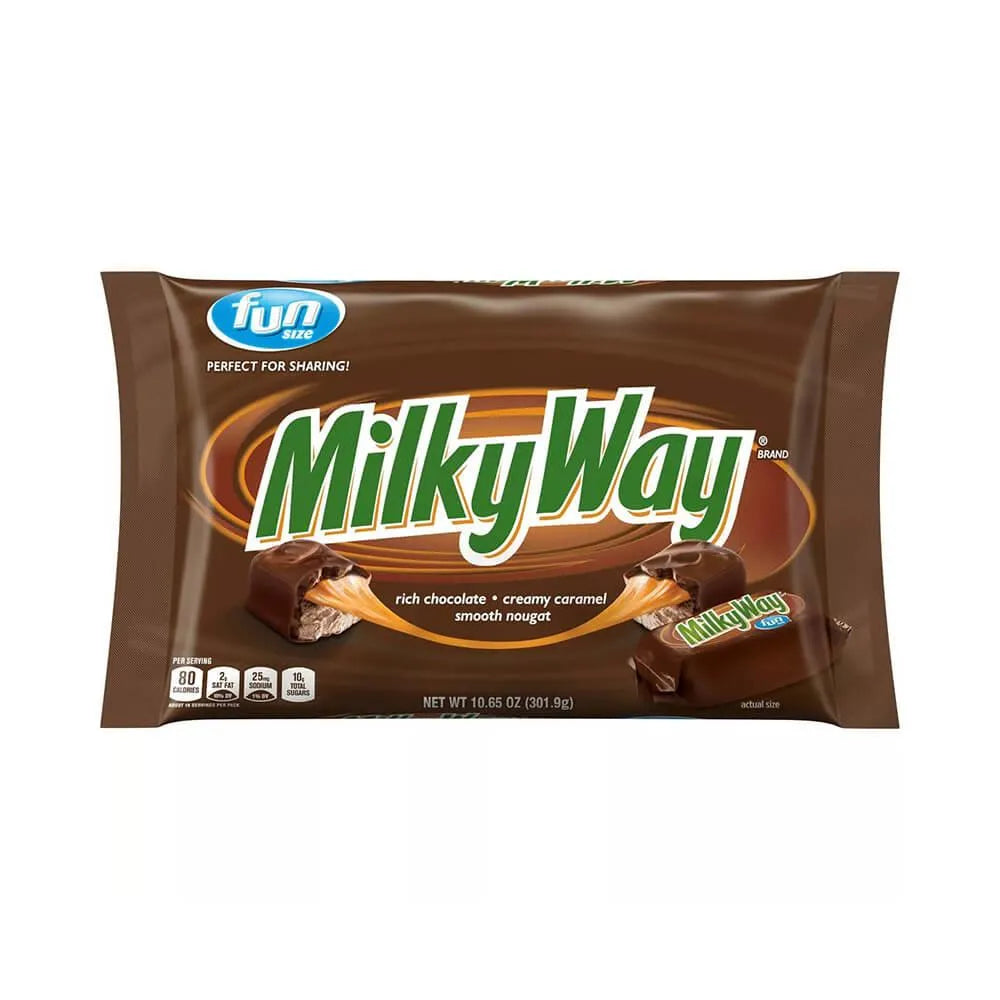 Milky Way Fun Size Candy Bars: 18-Piece Bag