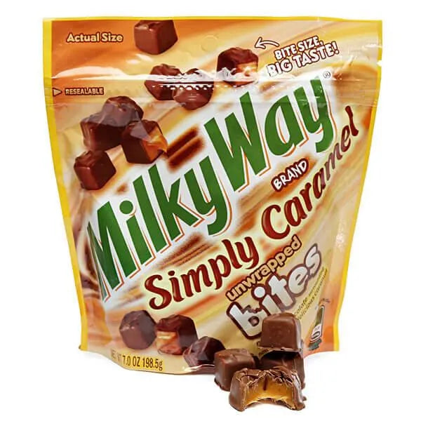 Milky Way Simply Caramel Bites Candy: 7-Ounce Bag