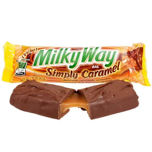 Milky Way Simply Caramel Candy Bars: 24-Piece Box