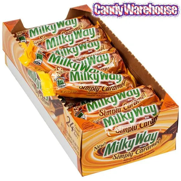 Milky Way Simply Caramel Candy Bars: 24-Piece Box