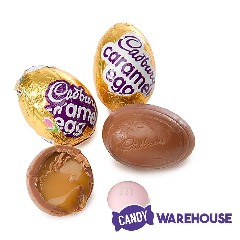 Mini Cadbury Caramel Filled Milk Chocolate Eggs: 12-Piece Tray