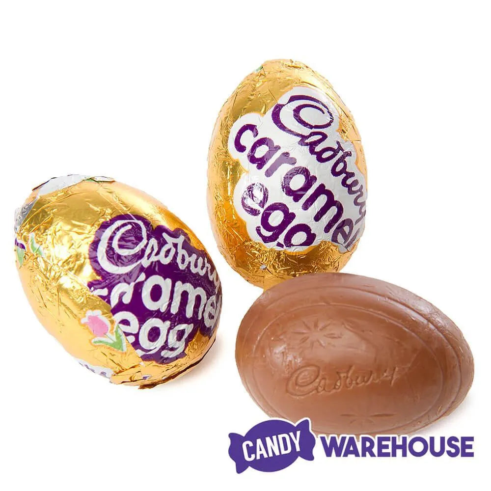 Mini Cadbury Caramel Filled Milk Chocolate Eggs: 12-Piece Tray