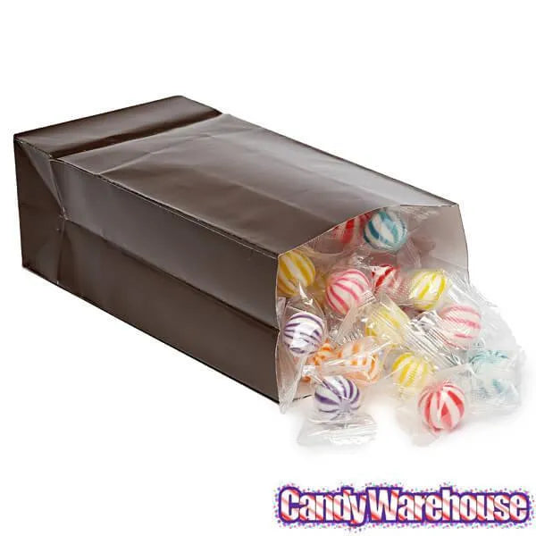 Mini Candy Treat Bags - Chocolate Brown: 24-Piece Bag