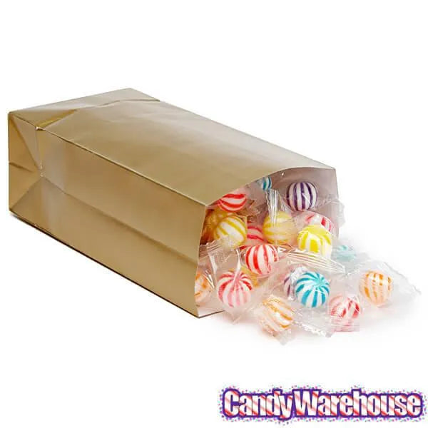 Mini Candy Treat Bags - Gold: 24-Piece Bag