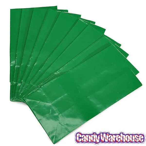 Mini Candy Treat Bags - Green: 24-Piece Bag