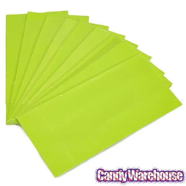 Mini Candy Treat Bags - Light Green: 24-Piece Bag