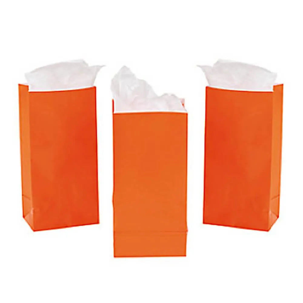 Mini Candy Treat Bags - Orange: 24-Piece Bag