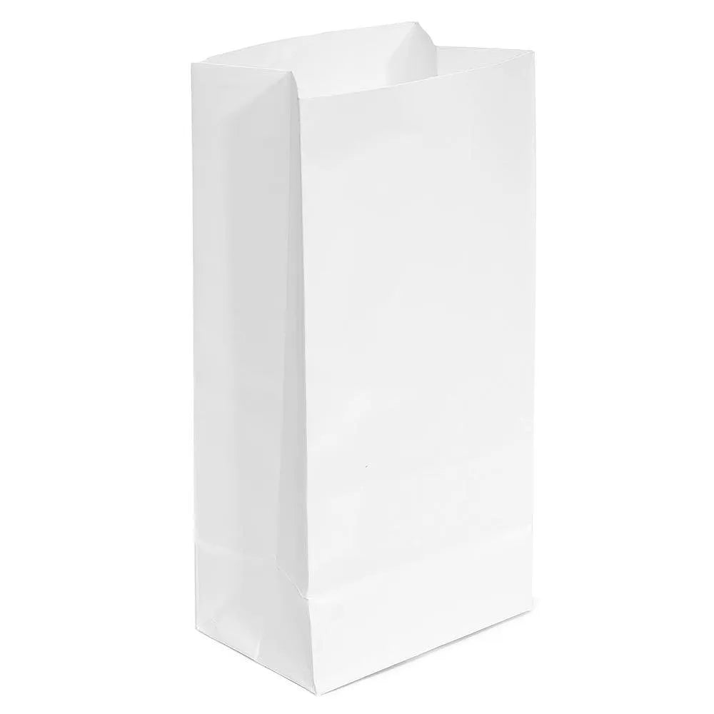 Mini Candy Treat Bags - White: 24-Piece Bag