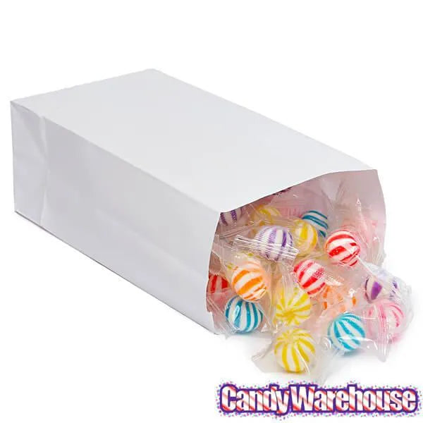 Mini Candy Treat Bags - White: 24-Piece Bag