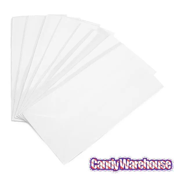 Mini Candy Treat Bags - White: 24-Piece Bag