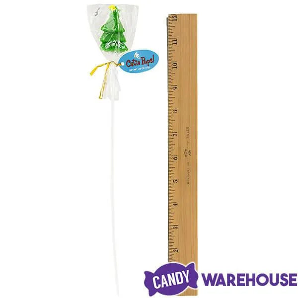 Mini Christmas Lollipops on 12-Inch Sticks: 100-Piece Pack