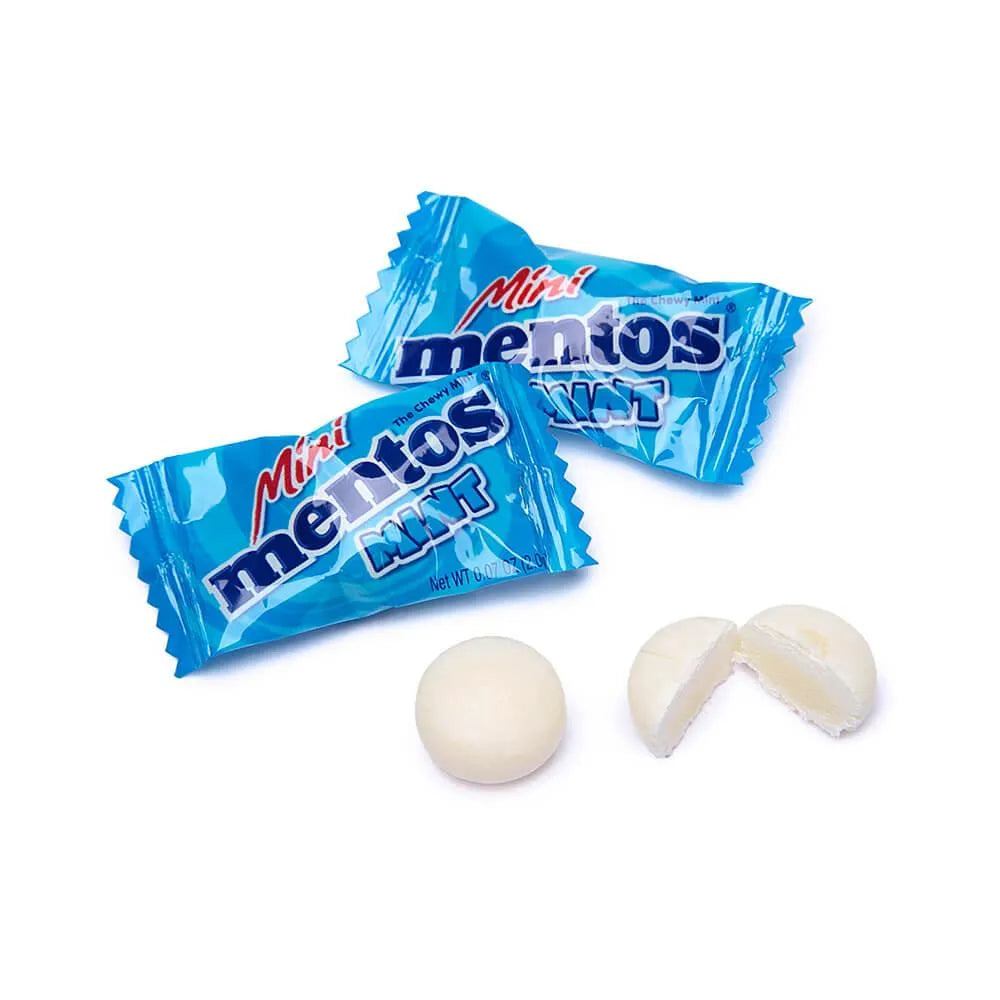 Mini Mentos Mint Candy Single Packs: 1LB Bag