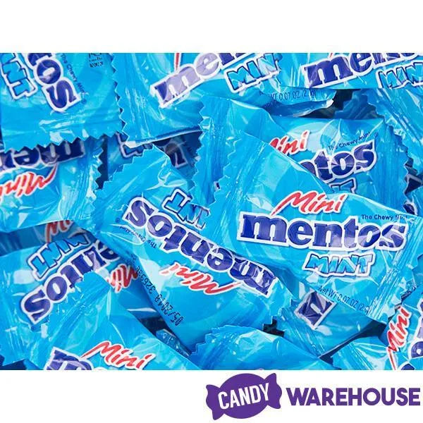 Mini Mentos Mint Candy Single Packs: 1LB Bag