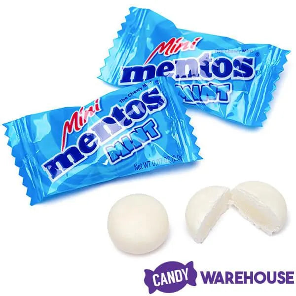 Mini Mentos Mint Candy Single Packs: 1LB Bag