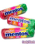 Mini Mentos Rainbow Candy Rolls: 100-Piece Tub