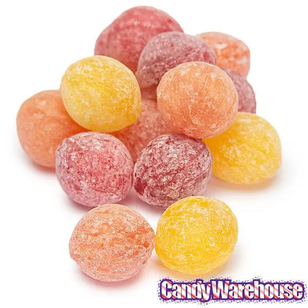 Mini Sour Fruit Balls Hard Candy: 10-Ounce Tin